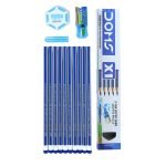 DOMS X1 Xtra Super Dark Pencil pack of 10 Boxes- 100 Pencils