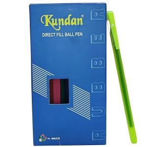 Kundan Direct Fill Ball Pen Scented Blue Ink (Pack of 20 pens)