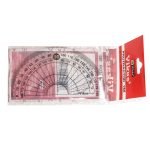 Vikas Geometry Transparent Protractor 180° Degrees