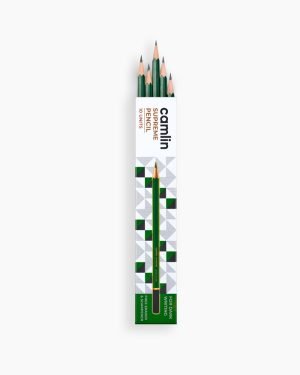Camlin Supreme Pencils Box of 10 pencils with Eraser and Sharpener - Image 3