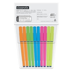 Classmate Octane Neon- Blue Gel Pens (Pack of 10) - Image 4
