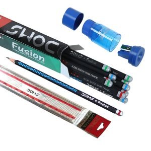 DOMS Fusion Xtra Super Dark Pencils ( Pack Of 10 pencils) - Image 2