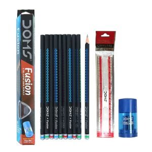 DOMS Fusion Xtra Super Dark Pencils ( Pack Of 10 pencils)