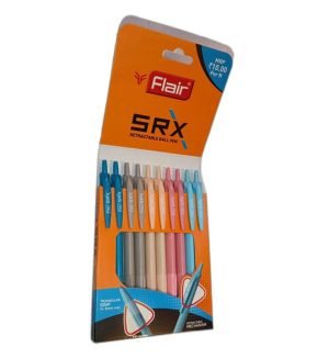 FLAIR Srx 0.7mm Retractable Ball Pen Blue Ink - Image 4