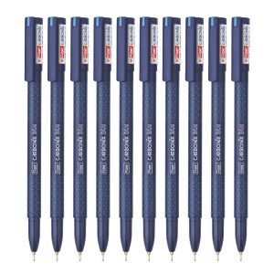 Flair Carbonix Blue Ball Pen Wallet Pack | 0.7 mm Tip (Pack 10 Pcs) - Image 2