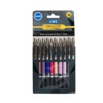 Linc Signetta 0.7 mm Retractable Ball Pens | Blue Ink | Pack of 10