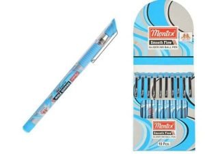 Montex Smooth Flow Ball Pen Pack Of 10 (Blue) - Image 2