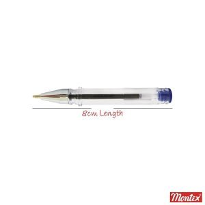 Montex Hy-Kid 10 Blue Ball Pen (set of 10 pens) Fancy Small gift pen - Image 4