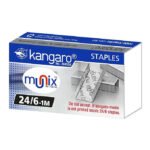 Kangaro 24/6 Stapler Pins Box (1000 Pins Single Box)