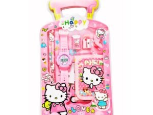 Stationery Gift Set with Watch and Wallet for Girls | Gift Kit | Pink