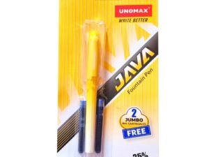 Yellow Unomax JAVA Fountain Pen | Pack of 1