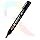 Camlin Fine Tip Permanent Marker Black Ink 1 Pc