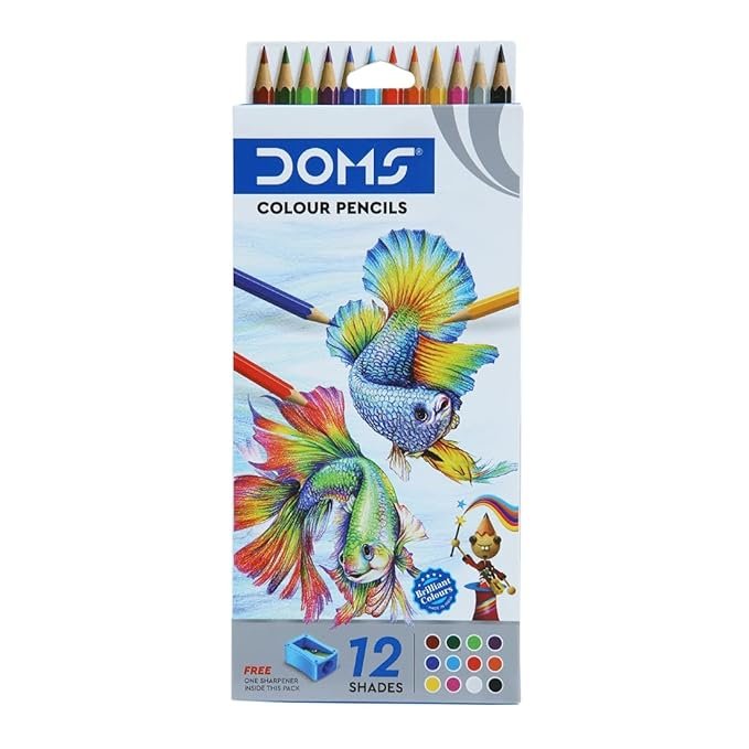 dom's colour pencil 12 shades